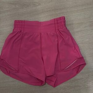 Lululemon Pink Athletic Shorts Lightweight Performance